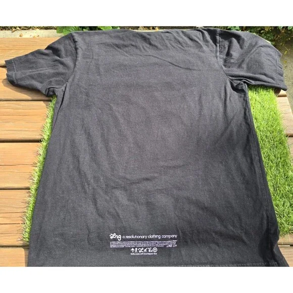 LRG Roots People Equipment Shirt Men XL Black Short Sleeve Rock Formation - Picture 2 of 11